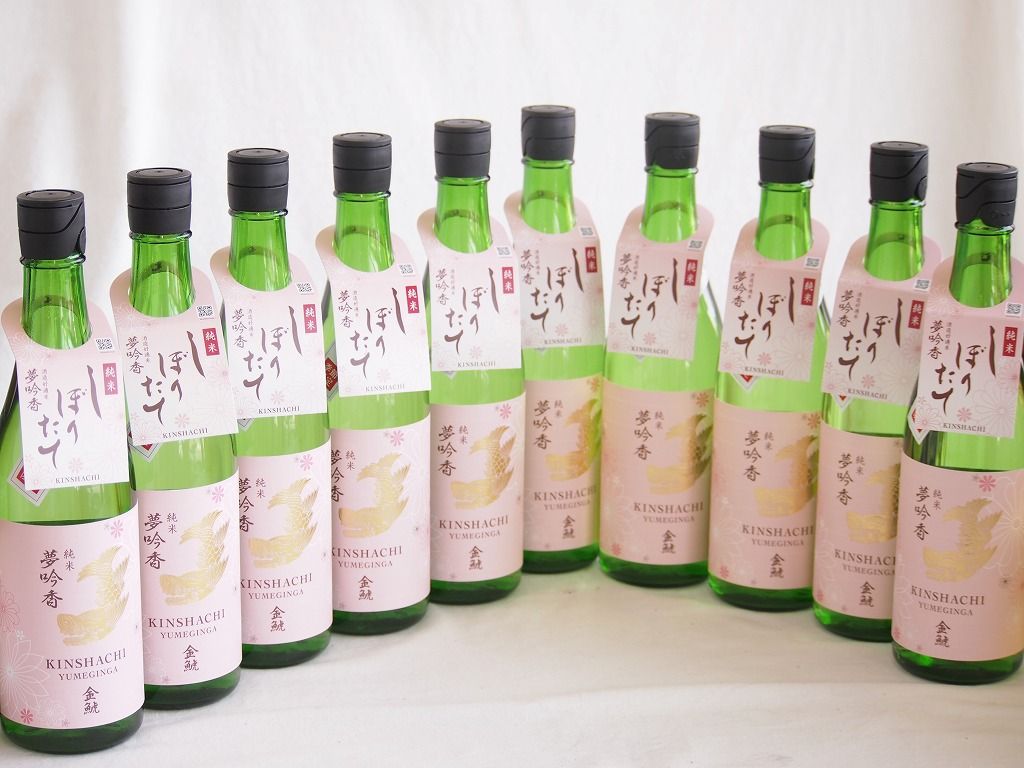 10本セット(金鯱 吟醸香 純米酒 花ラベル13度(愛知県)) 720ml×10本