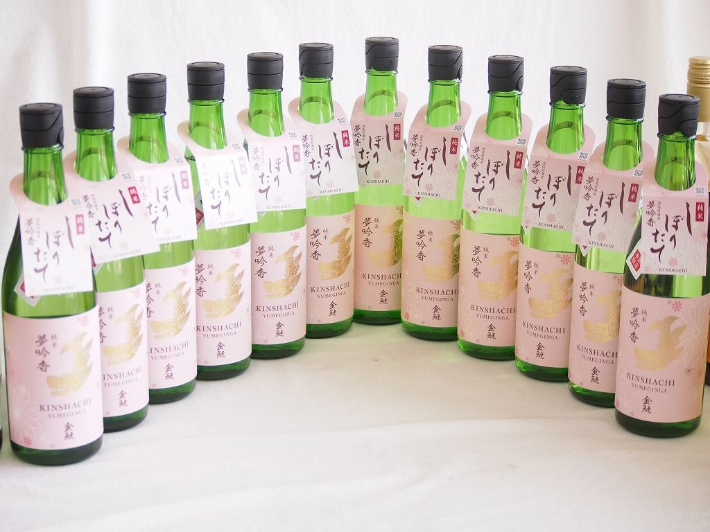 12本セット(金鯱 吟醸香 純米酒 花ラベル13度(愛知県)) 720ml×12本