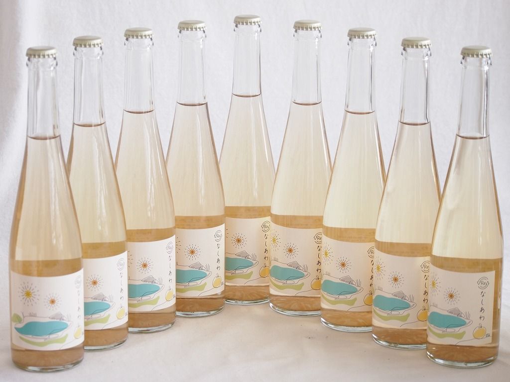 9本セット(ReなしあわSDGsな梨の微発泡酒Alc6.5％(千葉県)) 500ml×9本