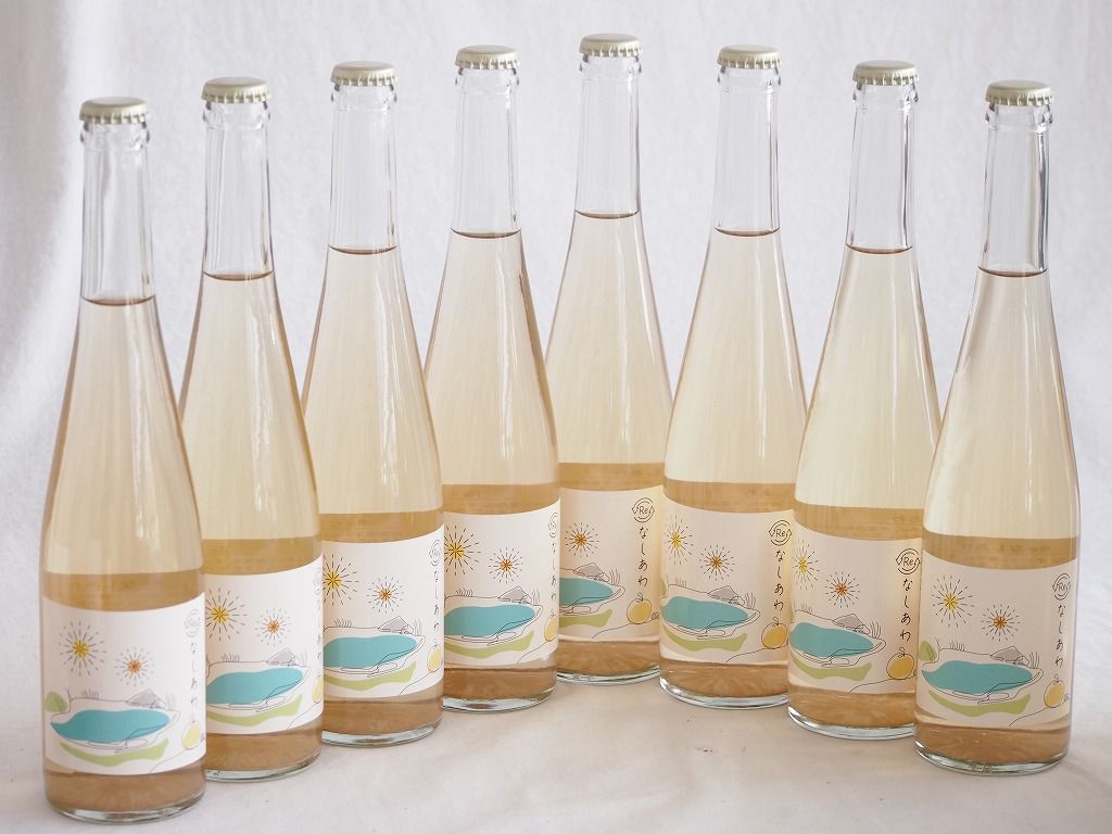 8本セット(ReなしあわSDGsな梨の微発泡酒Alc6.5％(千葉県)) 500ml×8本