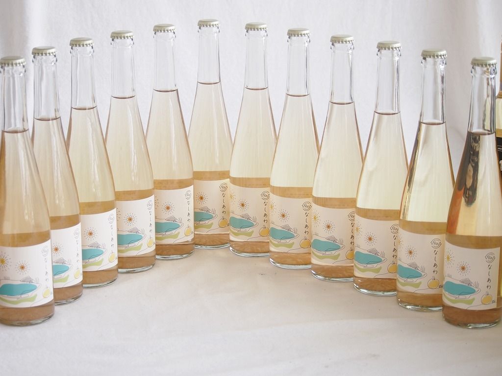 12本セット(ReなしあわSDGsな梨の微発泡酒Alc6.5％(千葉県)) 500ml×12本