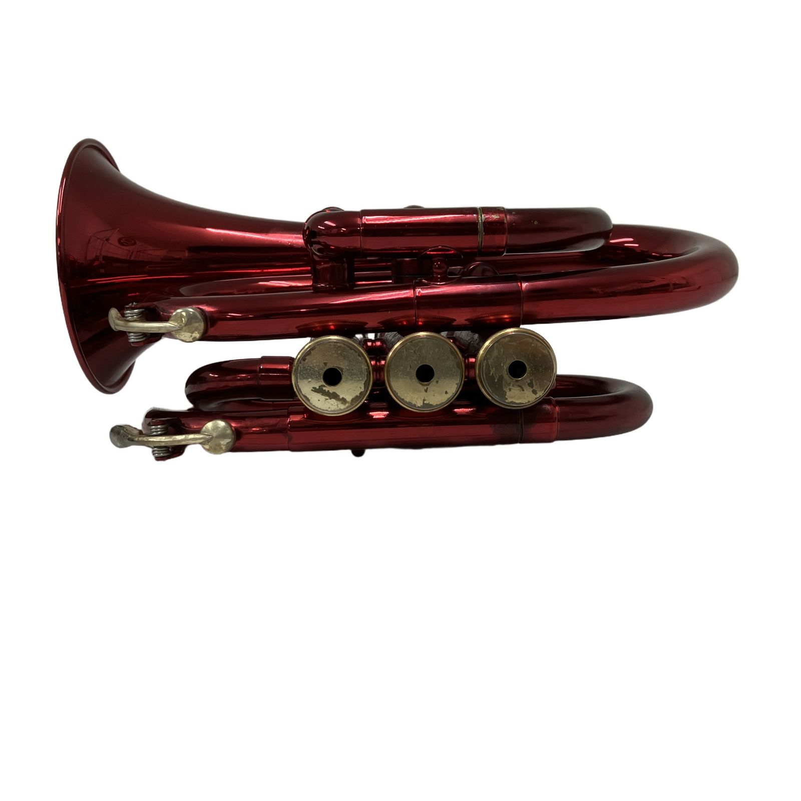 J.Michael コルネット ポケットトランペットTR-400PCL RED ミニ 管楽器