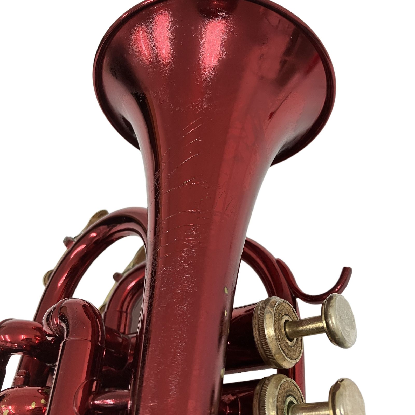 J.Michael コルネット ポケットトランペットTR-400PCL RED ミニ 管楽器