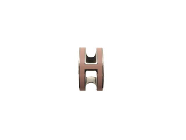 HERMES エルメス 雑貨・小物 ポップアッシュ・ミニ イヤーカフ ローズドラジェ/SS その他小物 ステンレススチール/エナメル ローズドラジェ レディース【中古】 39,640円
