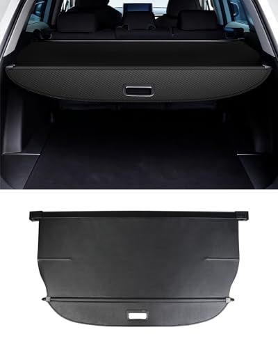 Mixsuper ハリアー 80系 トノカバー ラゲッジ用 ロールシェード HARRIER AXUH80 AXUH85型 アクセサリー プライバシー保護 日よけ 防水加工 車種専用設計 1PCS (カーボン調)as