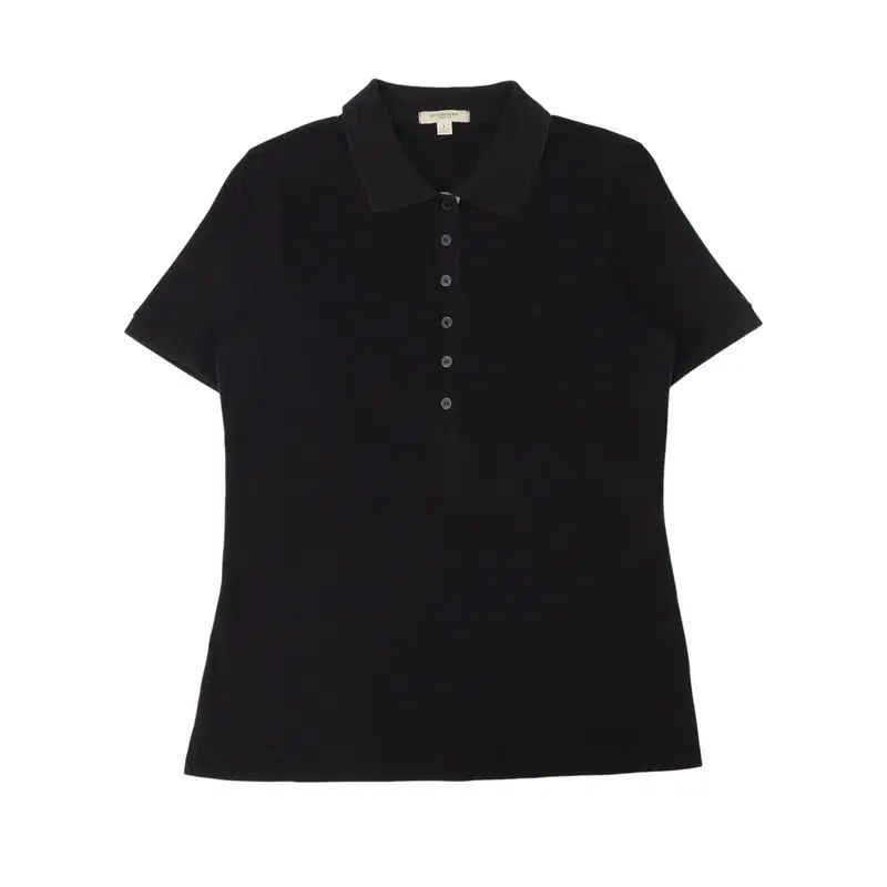バーバリー ウィメンズ ブラック ロゴ カラ Tシャツ 6,803円