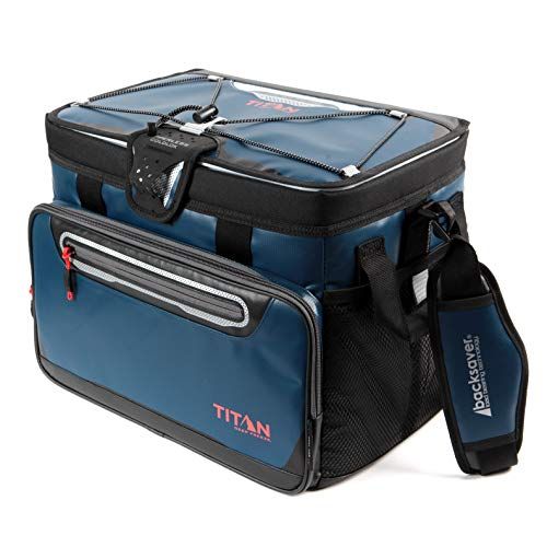 Titan クーラーバッグ 16L 30缶 ジッパーレス クーラーボックス 保冷バッグ ソフトクーラー 軽量 キャンプ 釣り BBQ アウトドア 運動会 部活 Deep Freezeas