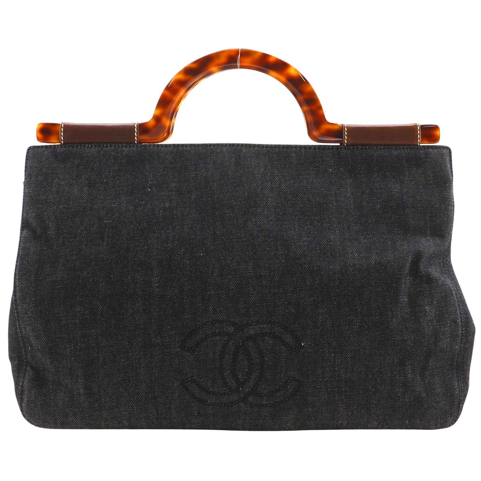 【CHANEL】シャネル ココマーク デニム レディース ハンドバッグ 119,000円