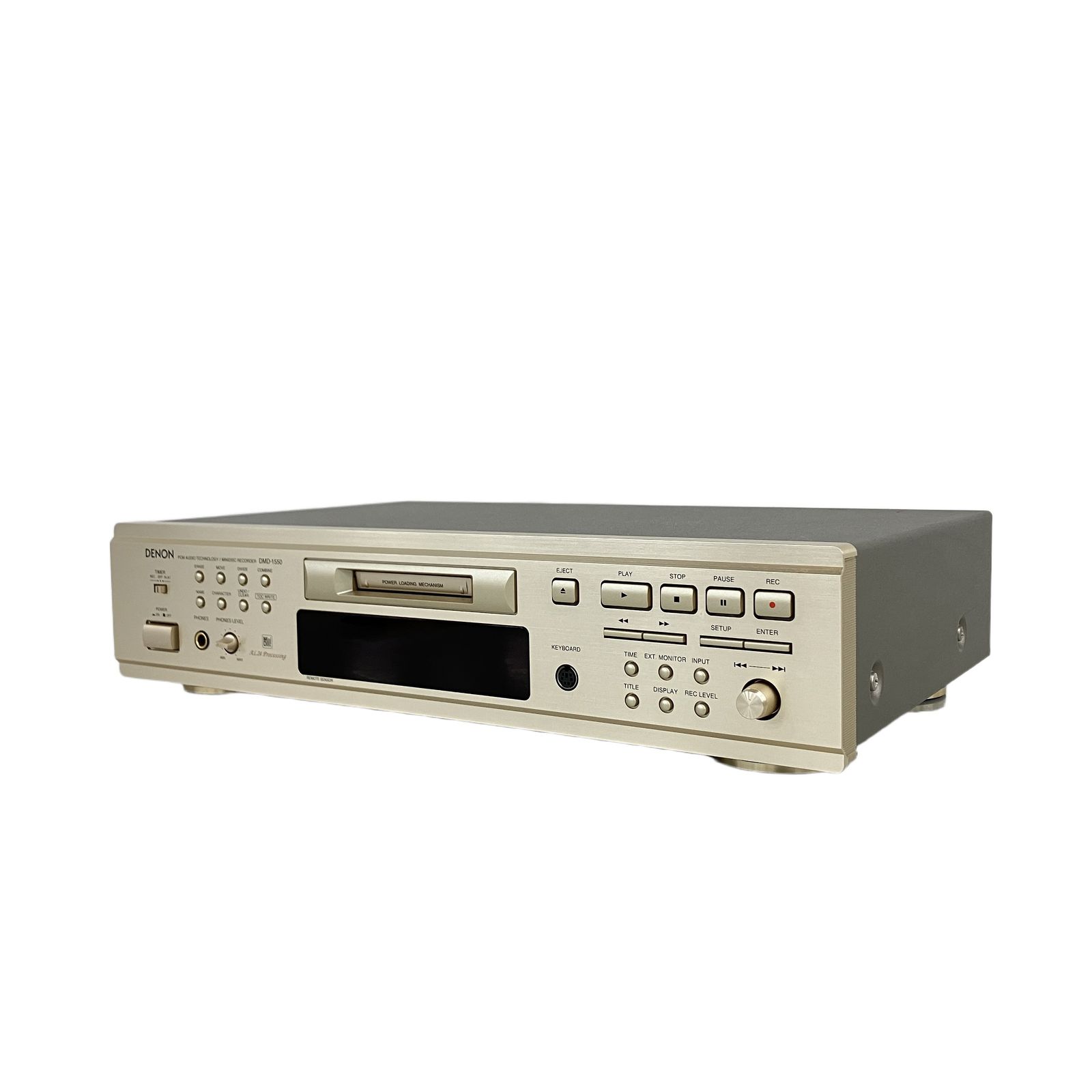 DENON デノン DMD-1550 MDデッキ 音響機材 オーディオ 中古 K11378832