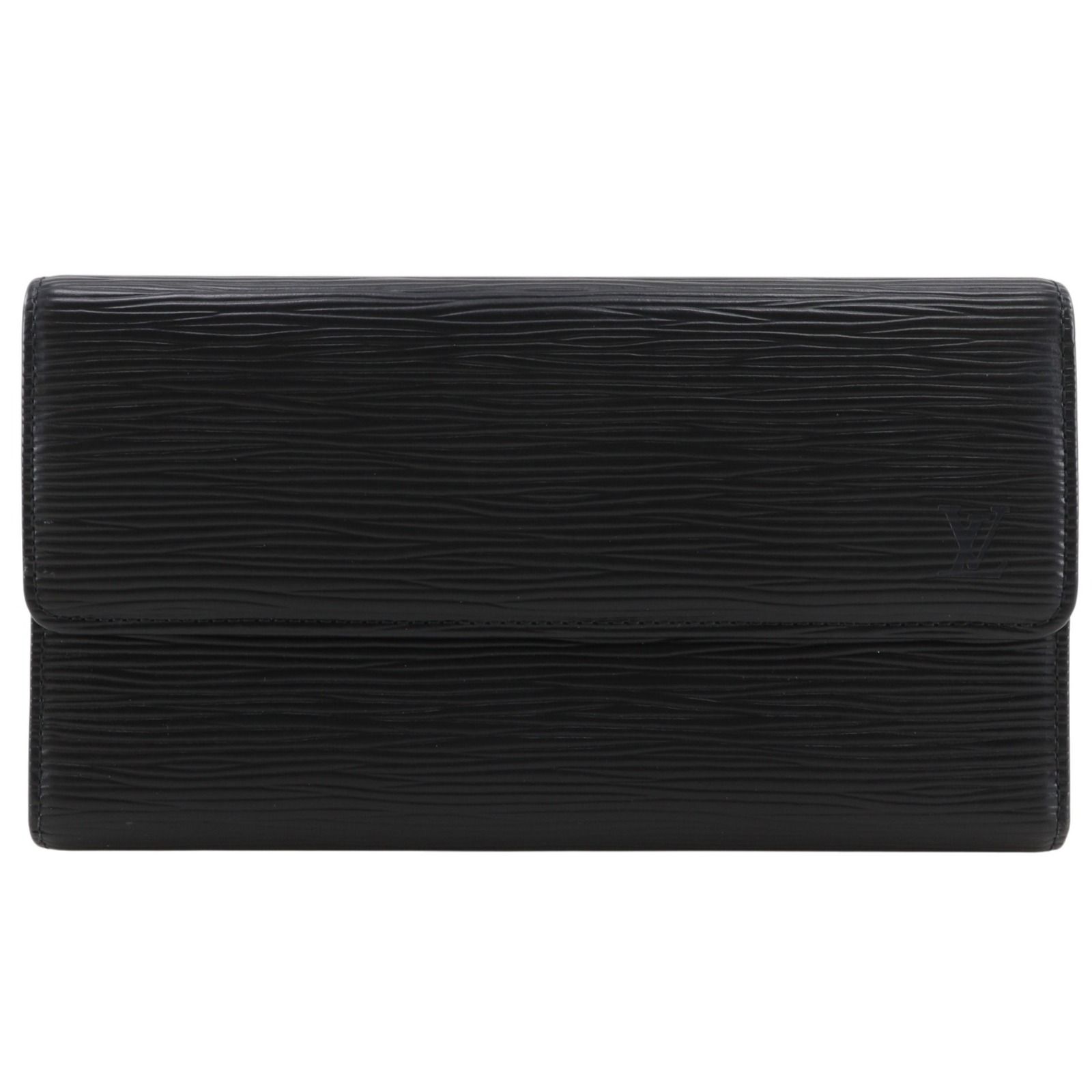 【LOUIS VUITTON】ルイ・ヴィトン ポルトトレゾール・インターナショナル M63382 エピレザー ノワール 黒 CA0956 ユニセックス 長財布