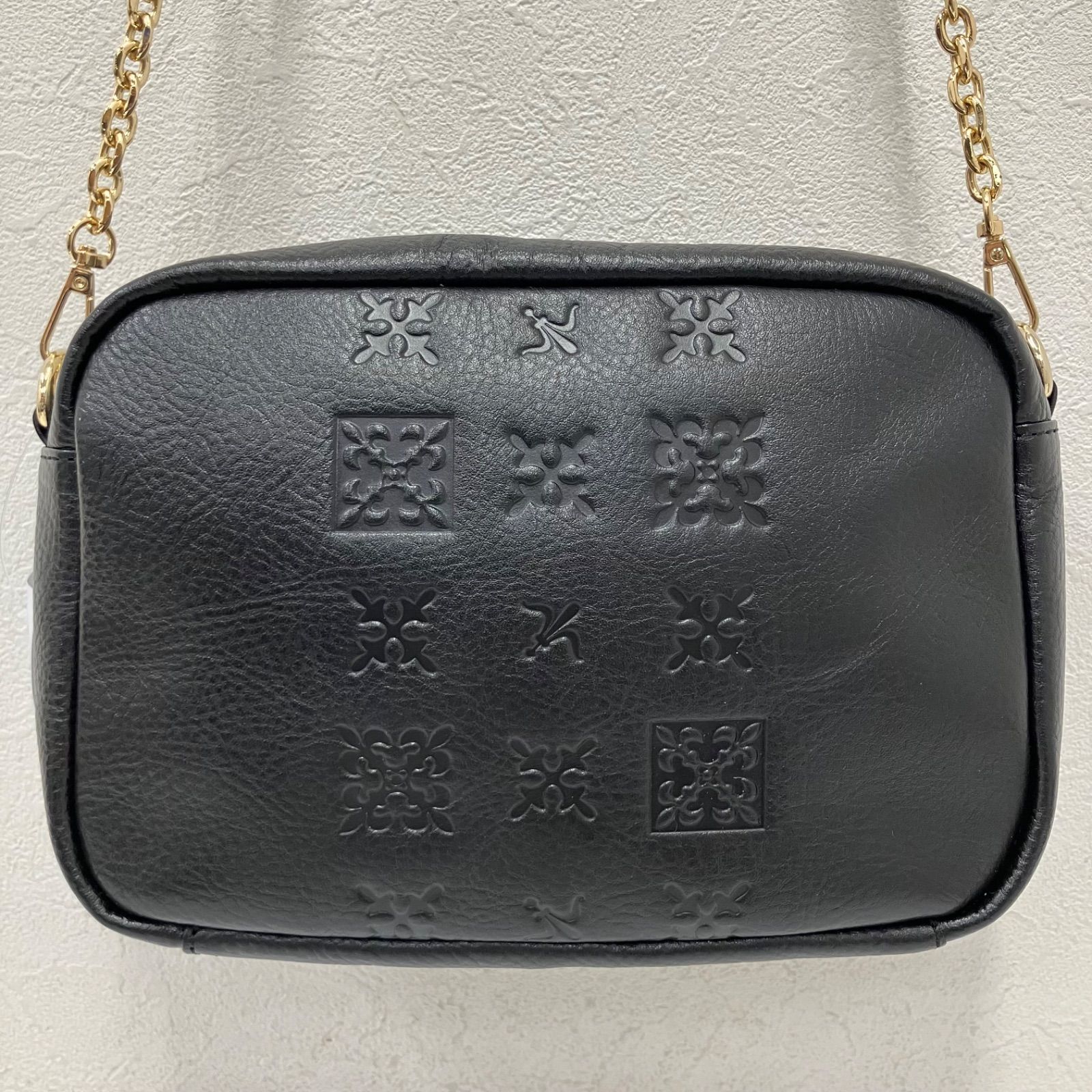5483 【美品】 russet ラシット ショルダーバッグ レザー ブラック 黒
