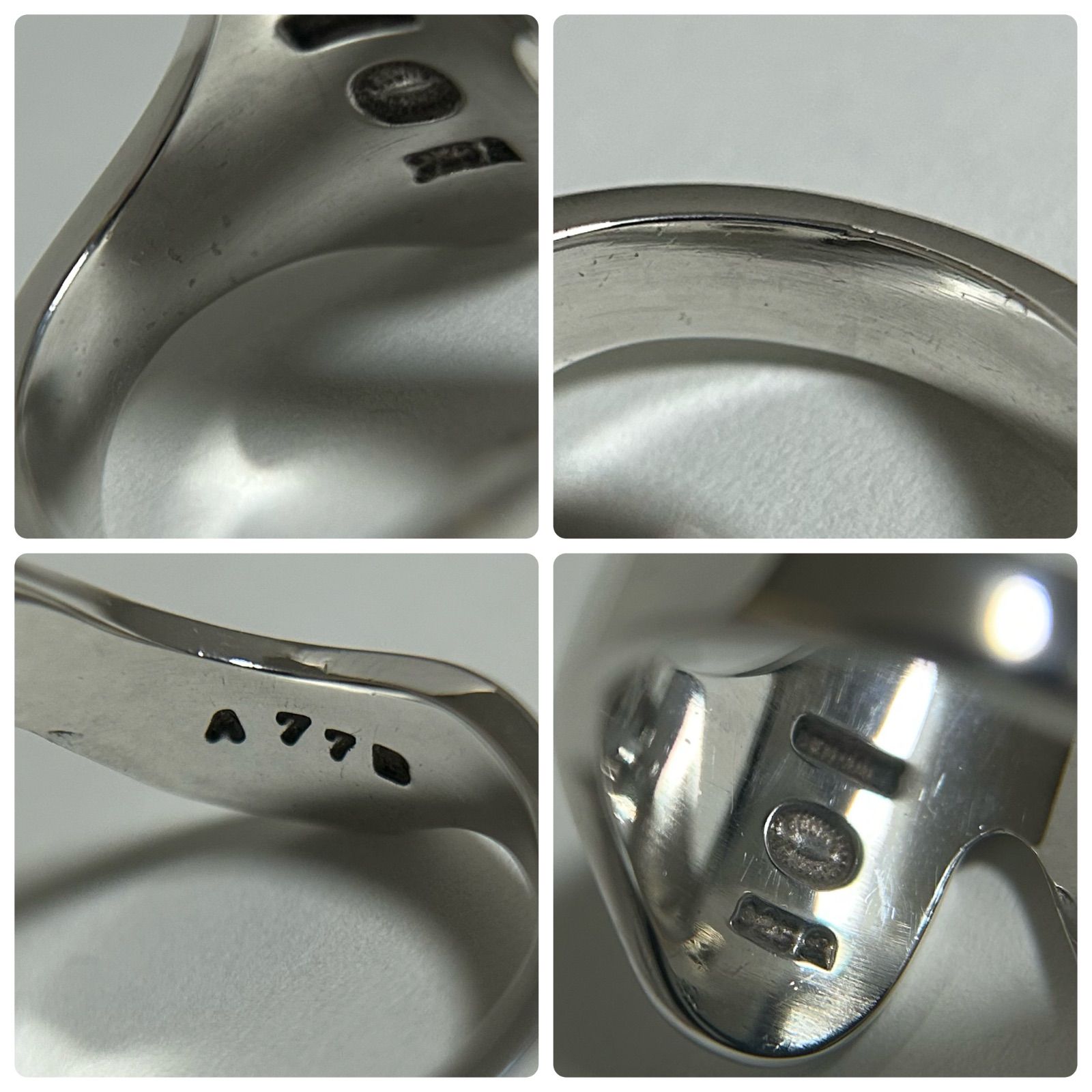 ジョージジェンセン リング 指輪 A77B 約10号 AG925 Georg Jensen