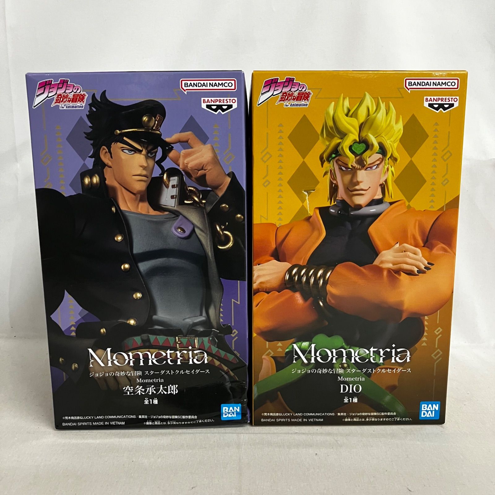 未開封 ジョジョの奇妙な冒険 Mometria 空条承太郎 DIO フィギュア 2個