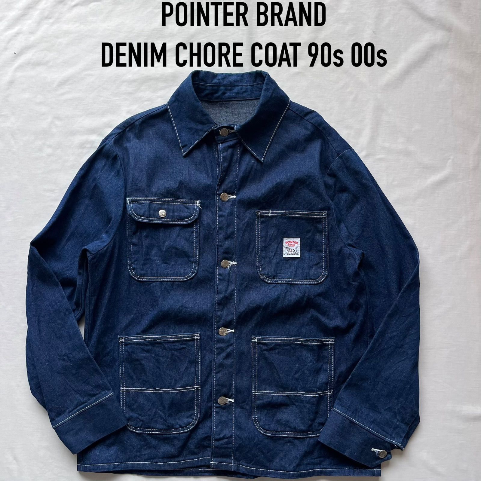 POINTER BRAND ヴィンテージ カバーオール USA製 pointer brand ポインターブランド カバーオール チョアコート 濃紺 42