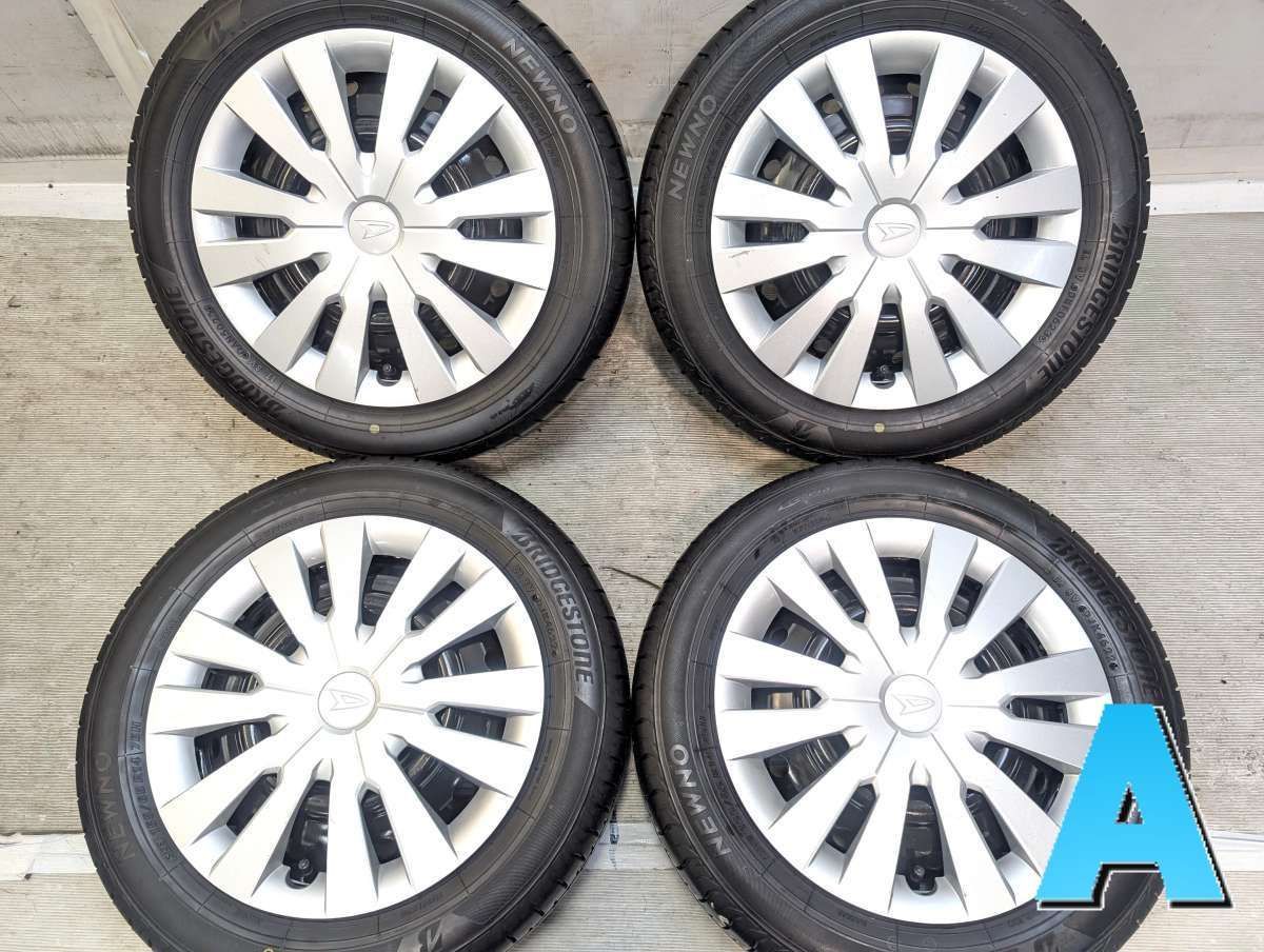 155/65R14 ブリヂストン NEWNO ダイハツ純正 14x4.5 100-4穴 中古タイヤ サマータイヤ ホイールセット 4本セット s14260526057