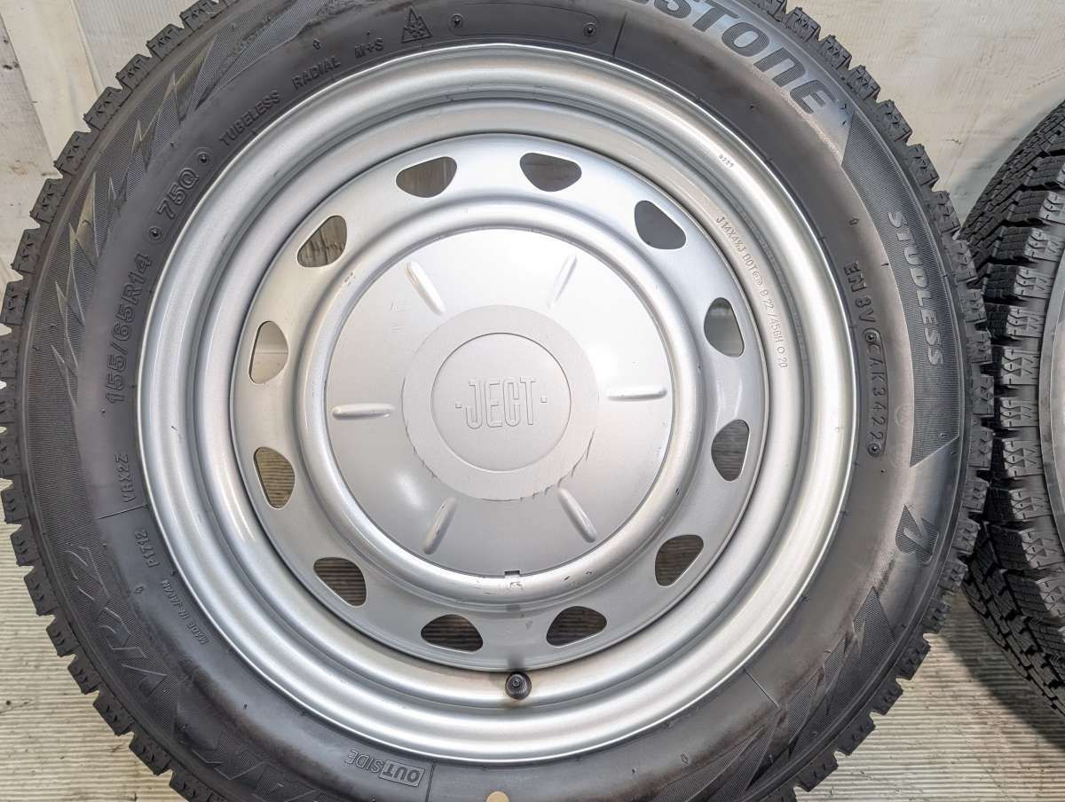 155/65R14 ブリヂストン ブリザック VRX2 JECT MN 14x4.5 45 100/114.3 