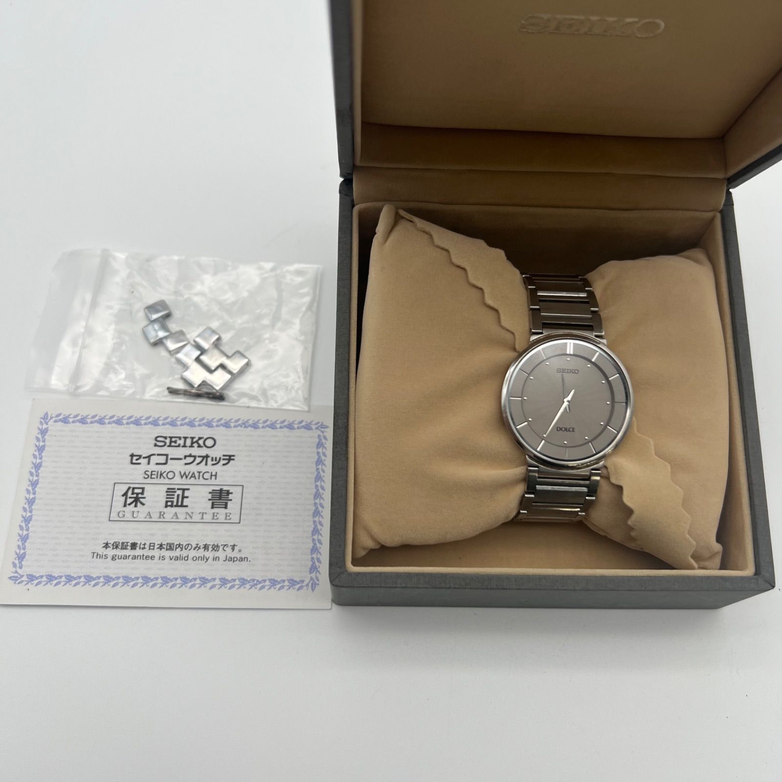 T6088 【 動作未確認品 】 SEIKO セイコー DOLCE ドルチェ 4J40-0AC0