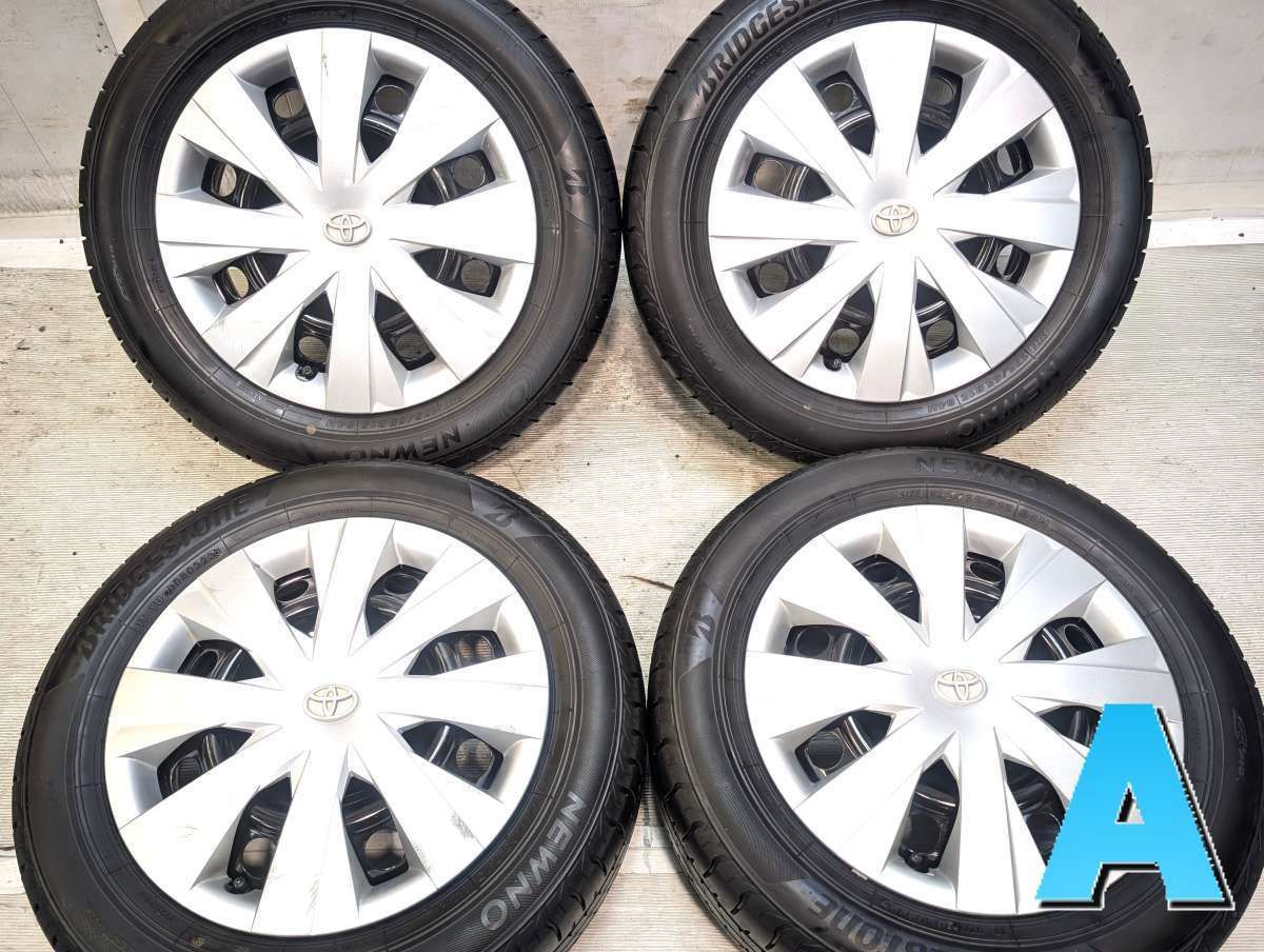 175/65R15 ブリヂストン NEWNO トヨタ純正 WM 15x5.0 39 100-4穴 中古タイヤ サマータイヤ ホイールセット 4本セット s15260529020
