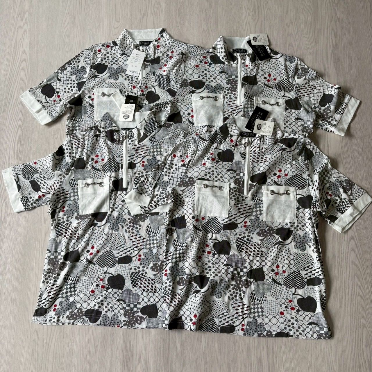 【お得！】【4点まとめ売り】新品タグ付き未使用品 OPPART-Ⅱ 高級 日本製 半袖トップス レディース M〜Lサイズ相当