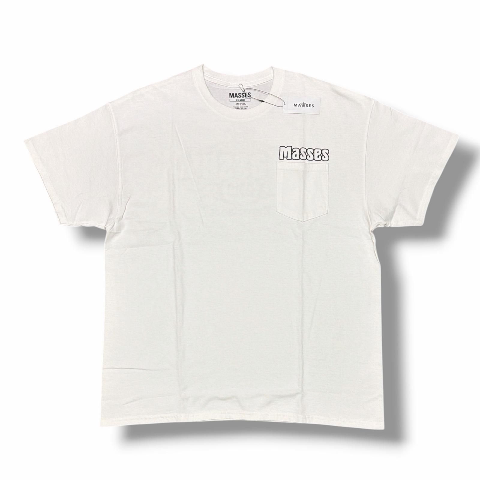 参考上代9900円 未使用 MASSES 25SS T-SHIRT SKULL HAT スカルハットT