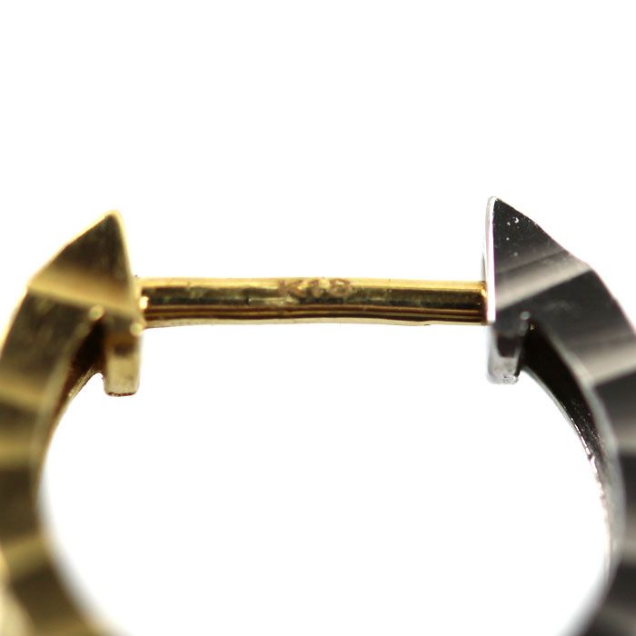 K18YG/WG ピアス 0.7g 片耳のみ ユニセックス 中古 - メルカリ
