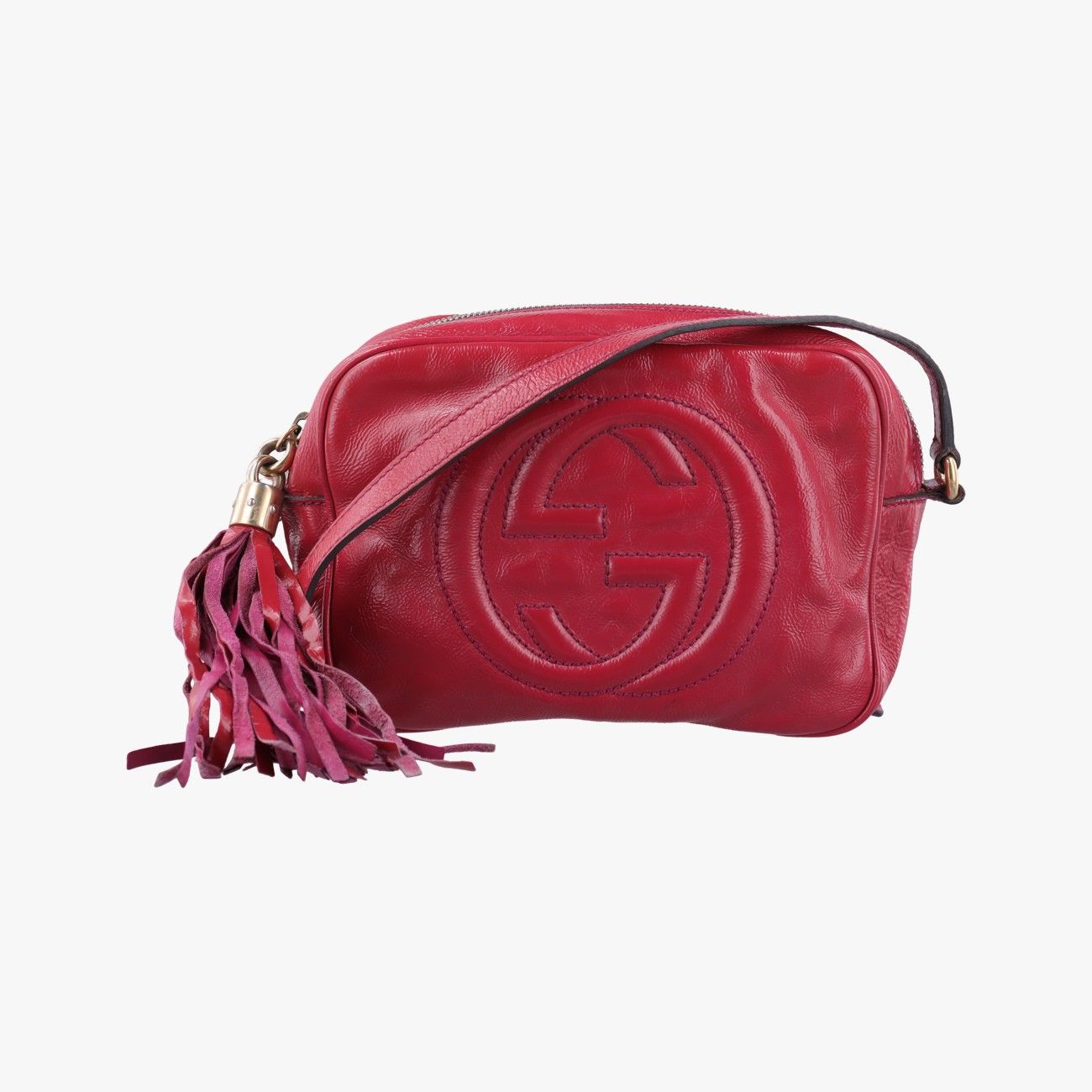 グッチGucciソーホー ローズ レッド パテント 308364 I015606384
