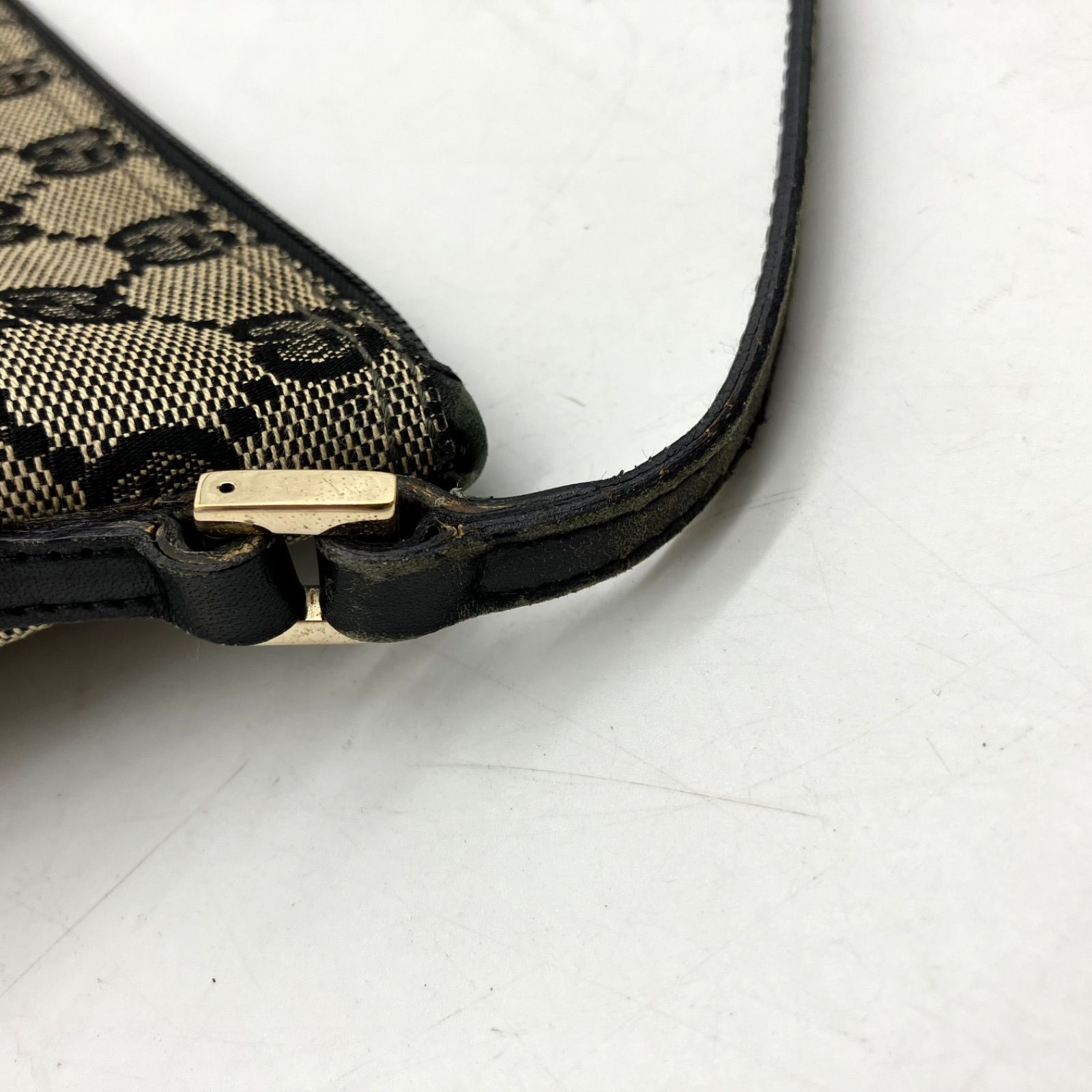 FA699【お買い得】GUCCI GGキャンバス ポーチ ミニバッグ 小物入れ 
