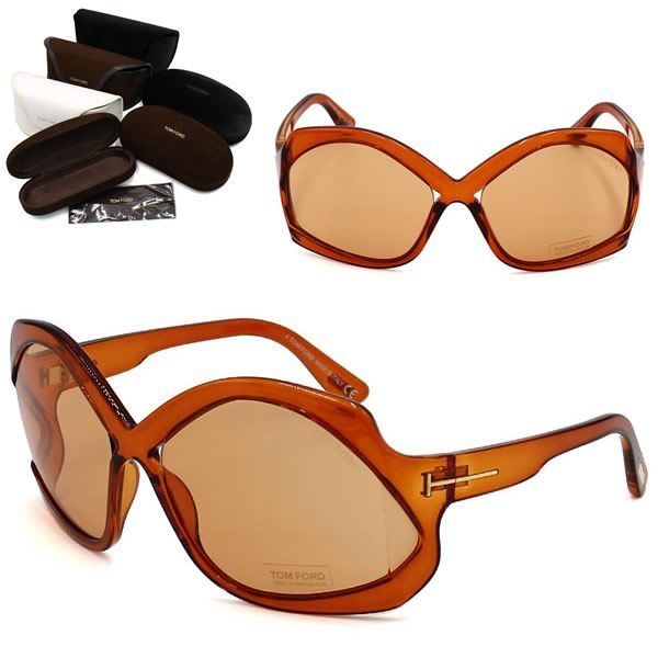 トムフォード サングラス TOM FORD FT0903/S 48E 68 TF0903 ブラウン クリア グローバルフィット メンズ レディース ユニセックス