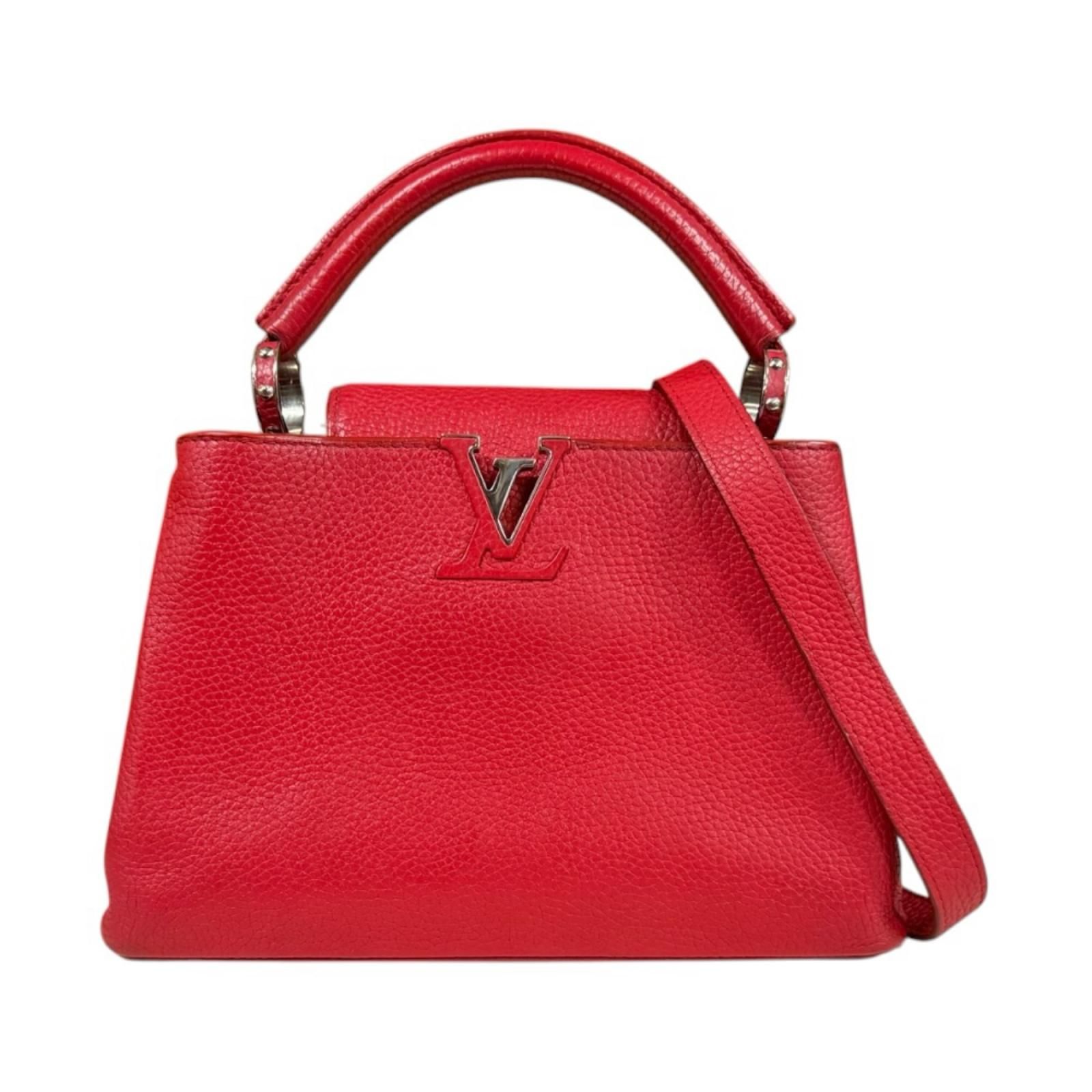 ルイヴィトン カプシーヌBB LV トリヨンレザー ショルダーバッグ トリヨンレザー M94754 レッド レディース LOUIS VUITTON 中古 ルイヴィトン ルイ ヴィトン