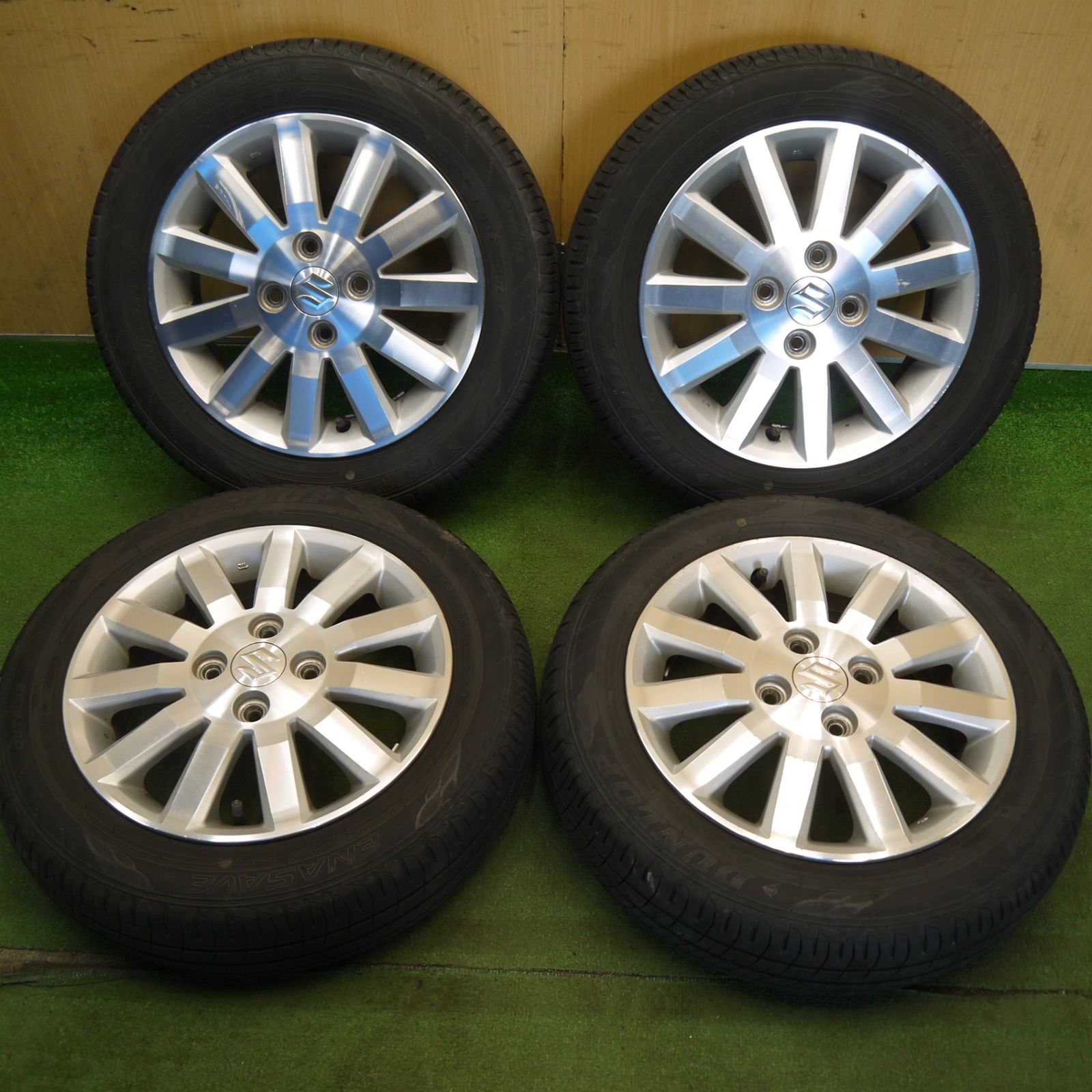 4本価格◎スズキ ワゴンR 純正 155/65R14 ダンロップ エナセーブ EC204