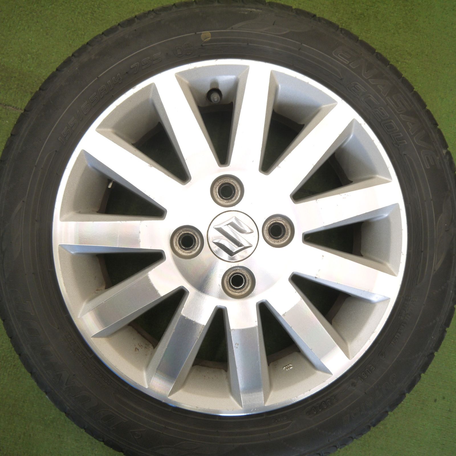 4本価格◎スズキ ワゴンR 純正 155/65R14 ダンロップ エナセーブ EC204