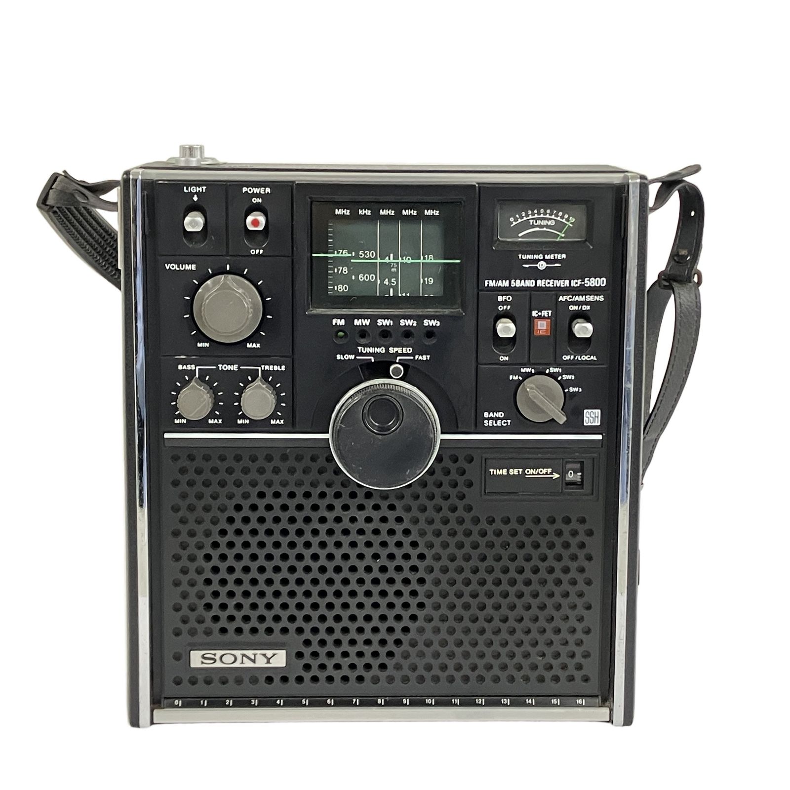 SONY ICF-5800 5バンド マルチバンドレシーバー AM/FM受信確認 中古