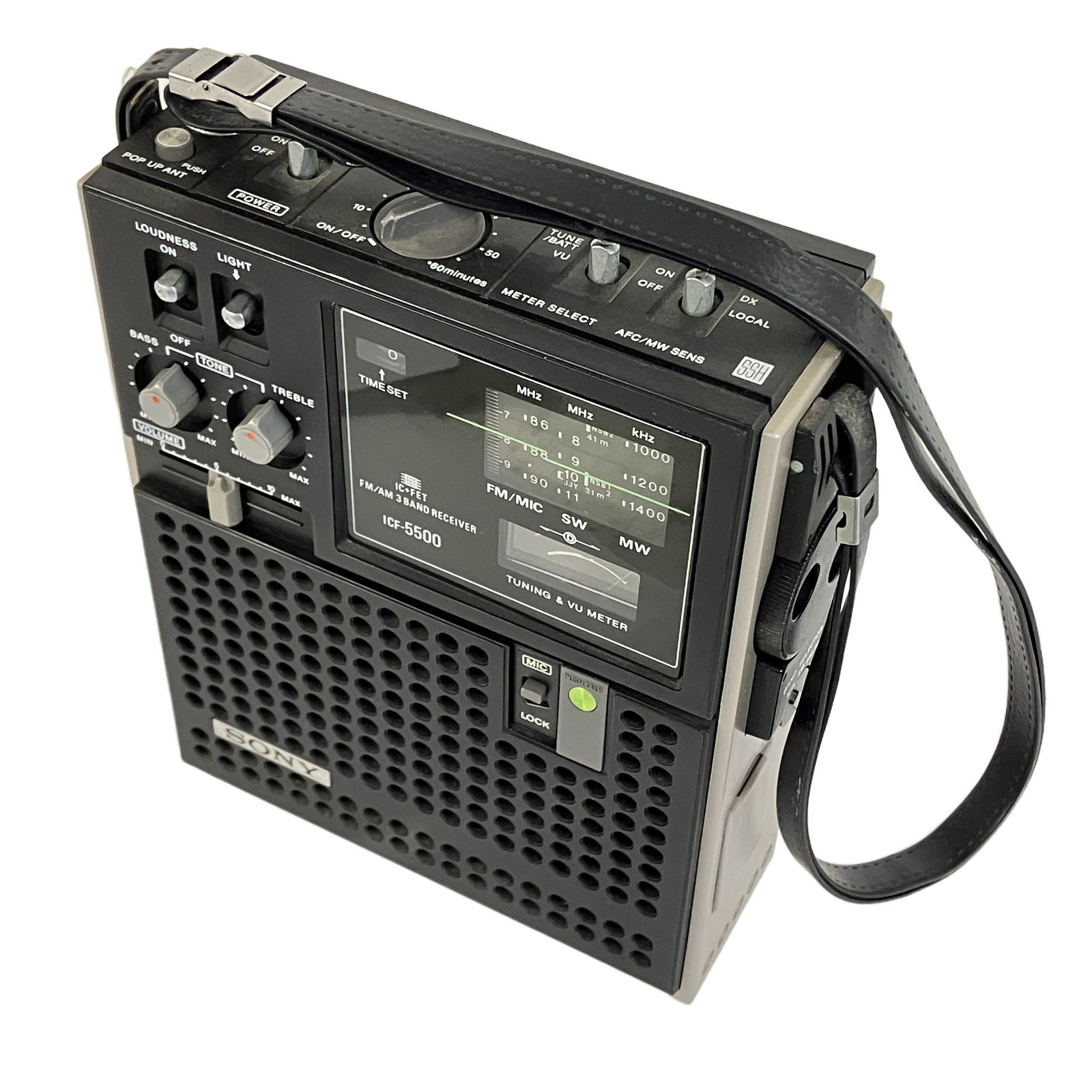 SONY ICF-5500 FM/MW/SW 3バンドレシーバー AM/FM受信確認 中古