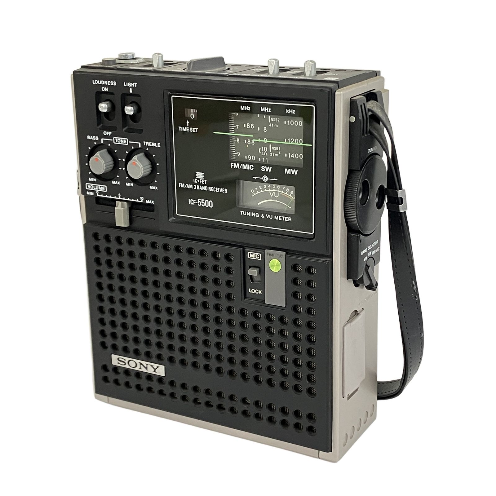 SONY ICF-5500 FM/MW/SW 3バンドレシーバー AM/FM受信確認 中古