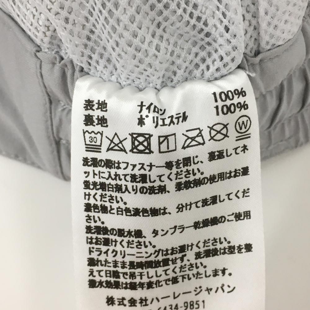 新品】ハーレー ハーフパンツ ライトグレー 裏地メッシュ レインウェア