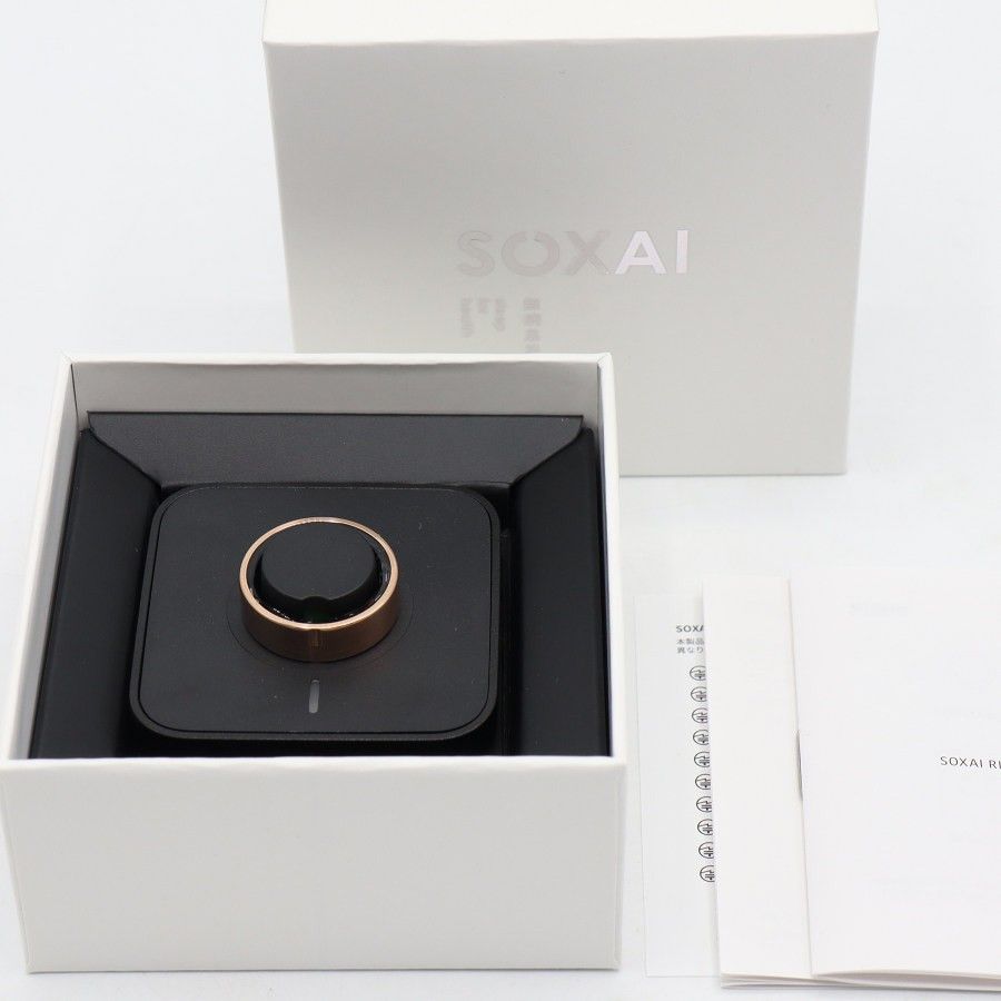 【美品】SOXAI RING 2 ピンクゴールド 12号 SOXAIRING2PGD12 スマートリング ソクサイリング 本体