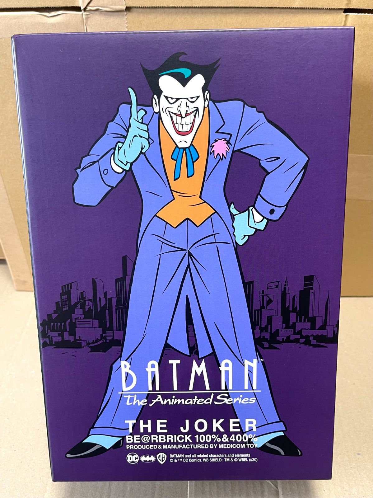ジョーカー　ベアブリック フィギュア　400% レア 新品 BE@RBRICK THE JOKER 400％ ベアブリック ジョーカー アニメ