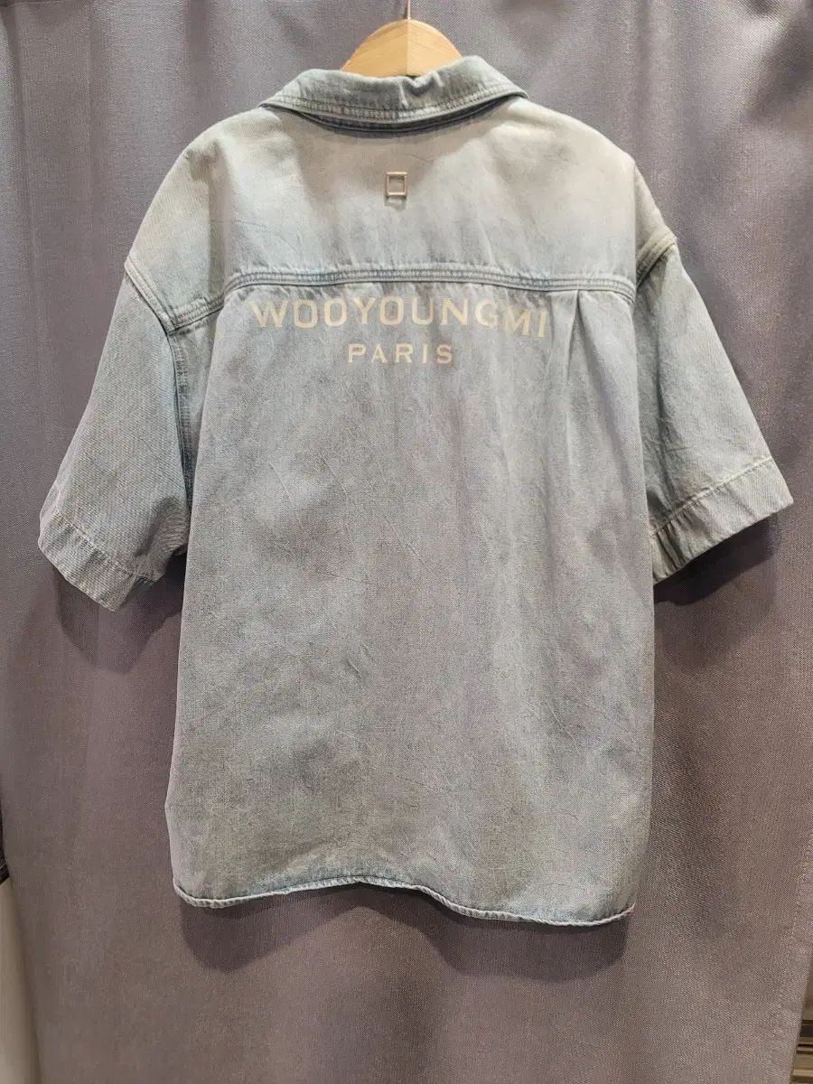 WOOYOUNGMI ウーヨンミ 25ss デニム 半袖 シャツ (48)
