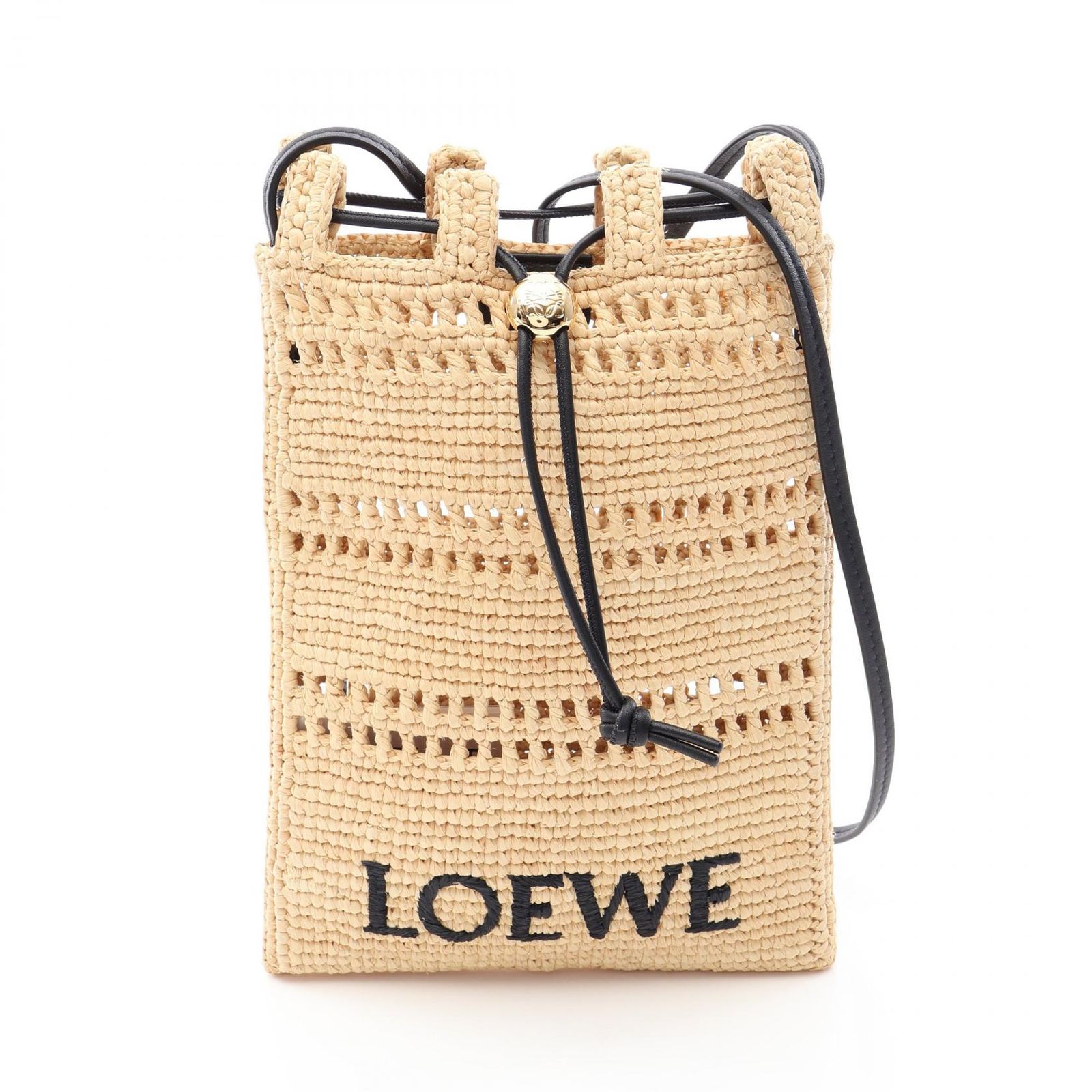 ロエベ LOEWE ショルダーバッグ アナグラム C756PHPX012165 レザー ショルダーポーチ レディース 新品