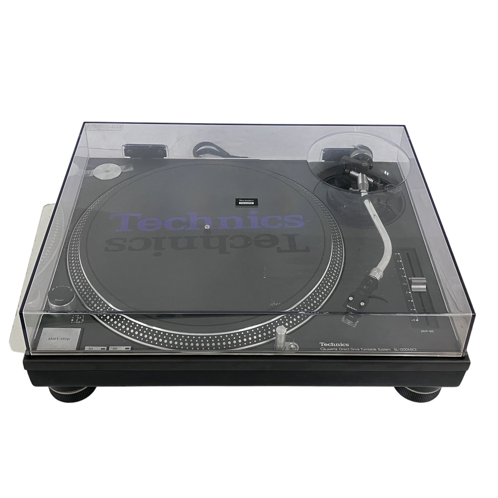 Technics SL-1200MK3 ① 通電・動作・音出し確認問題無し Technics SL-1200MK3 ターンテーブル レコードプレーヤー 音響機材