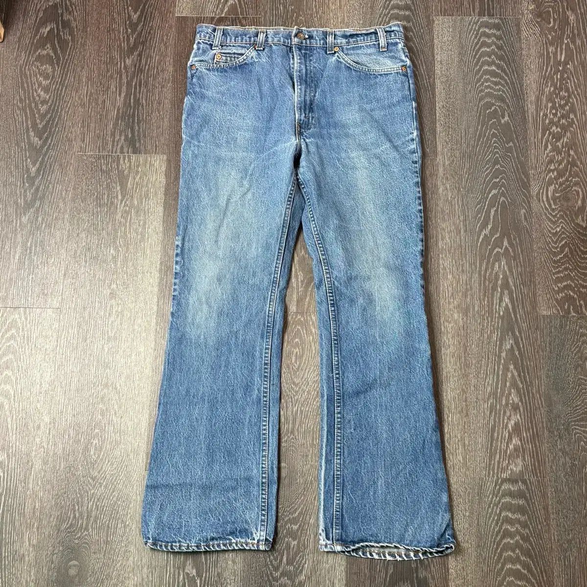 36/32 USA 80s LEVI'S リーバイス 517 オレンジタブ インディゴ ライトブルー 26,054円