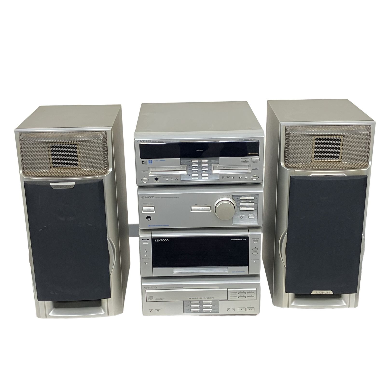 KENWOOD XT-7MD システムコンポ ALLORA 6連奏CDチェンジャー 音響機材