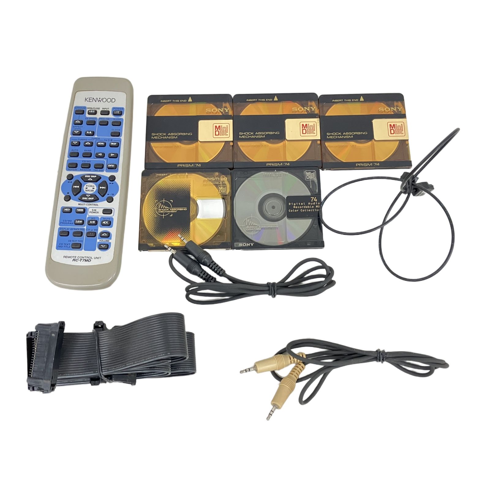 KENWOOD XT-7MD システムコンポ ALLORA 6連奏CDチェンジャー 音響機材