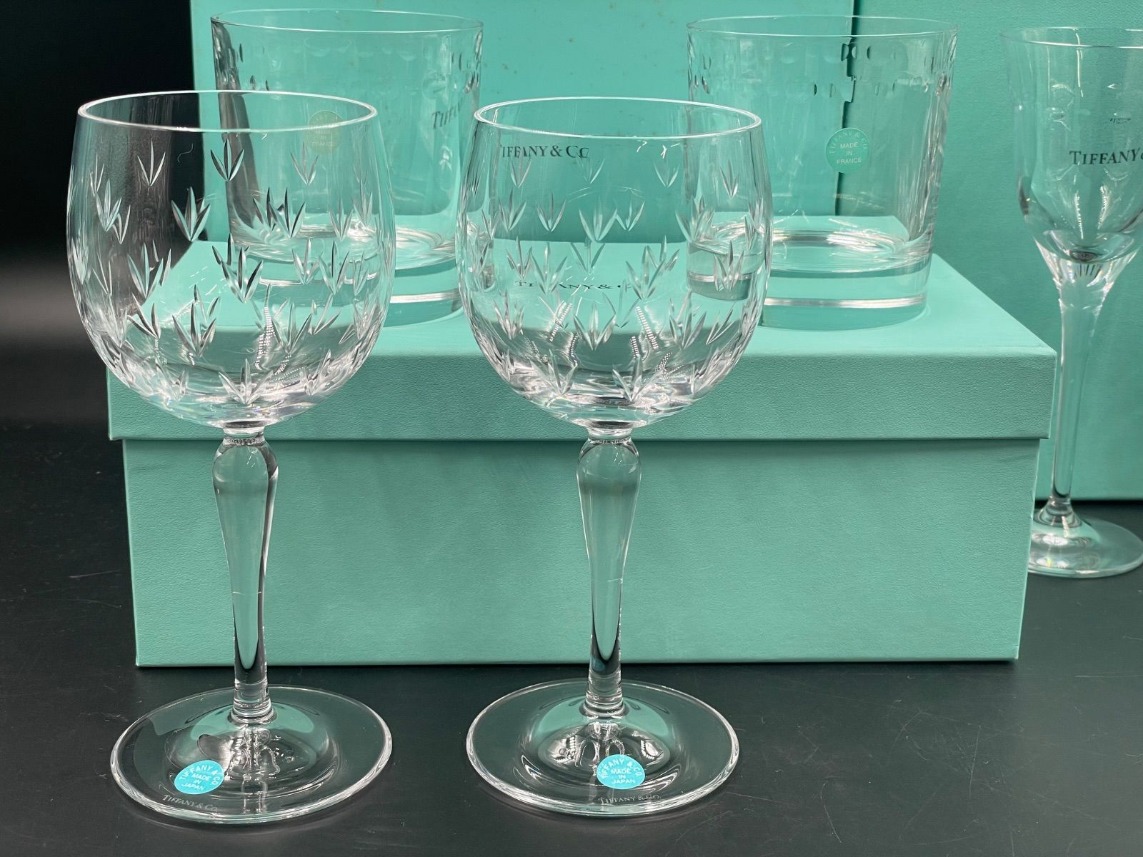 H-06055 Tiffany & Co. ティファニー グラスセット ワイングラス
