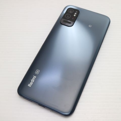 超美品 Redmi Note 10T A101XM アジュールブラック スマホ 白ロム 土日