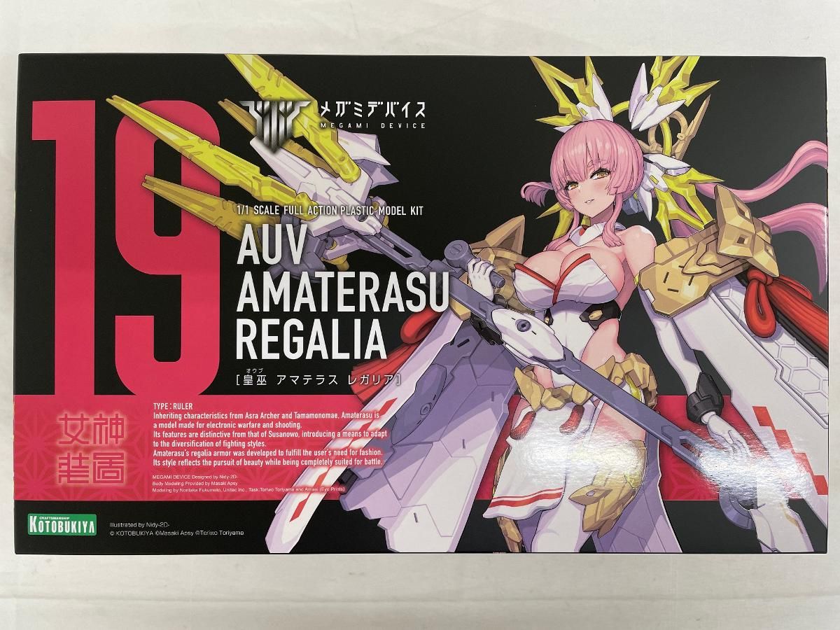 【未開封】メガミデバイス 皇巫 アマテラス レガリア 全高約180mm 1/1スケール プラモデル