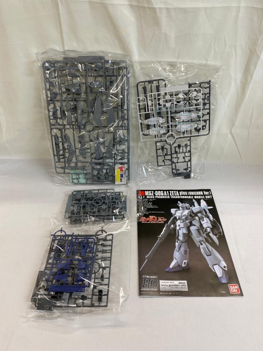 未開封】HGUC 1/144 ゼータプラス(ユニコーンVer.) プラモデル - メルカリ
