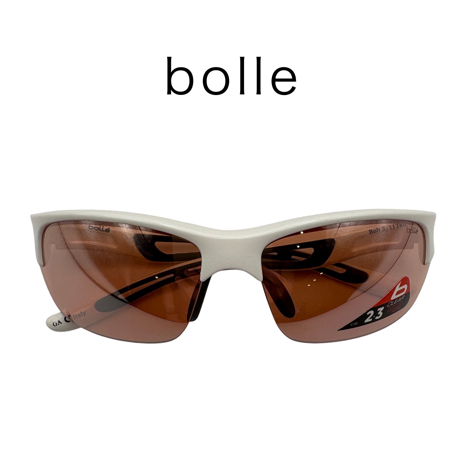 ボレー bolle サングラス BOLT S 11780 ホワイト 調光