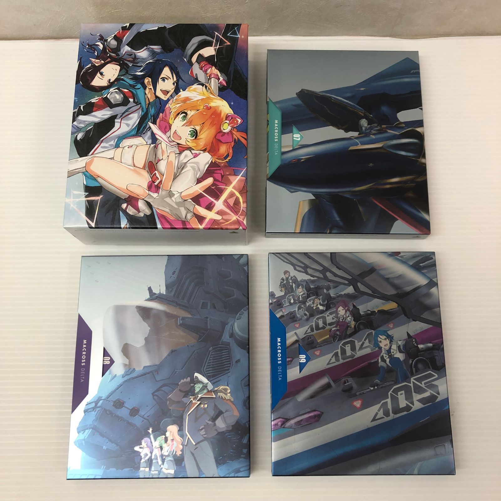 △80【Blu-ray】マクロスΔ マクロスデルタ Blu-ray 特装限定版 全9巻 
