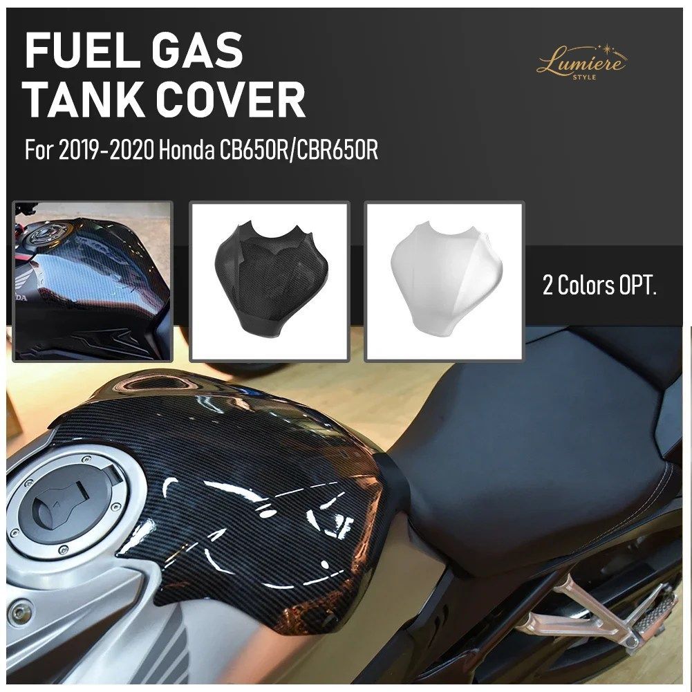 For Honda CB650R CB 650 R 2019 2020 2021 CBR650R CB 650R Fuel Gas Tank Cover Protector Guard Fairing Carbon Fiber Accessories